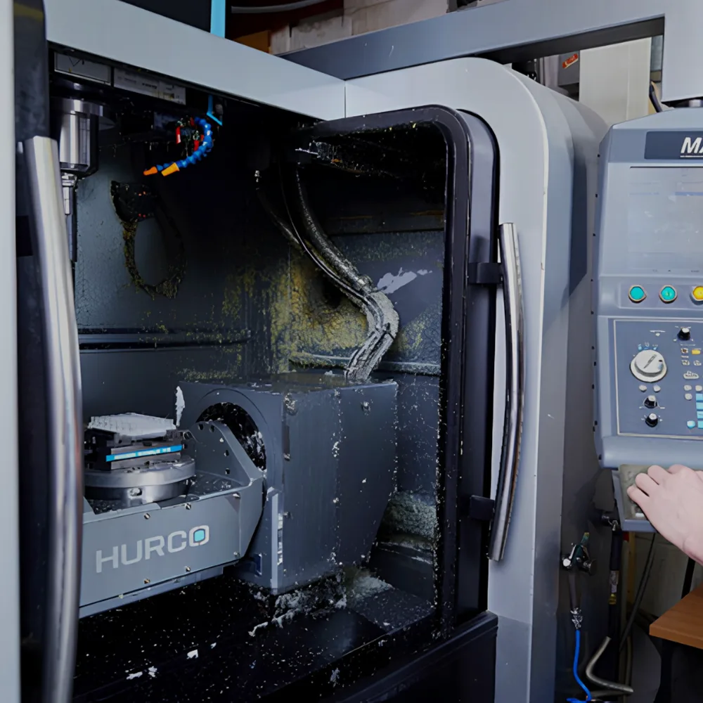 CNC machine used for plastic machining
